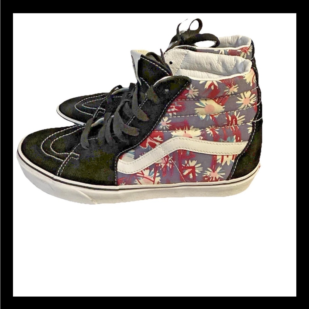 🔥 RARE Vans SK8-Hi (Paradise Floral) Floral Design Men’s Size 10 US / Like New - Picture 11 of 14